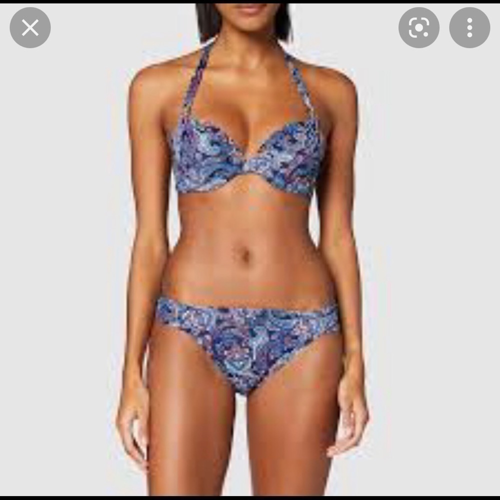 Dorina Adriatic 1 Marine Blue Paisley Bikini